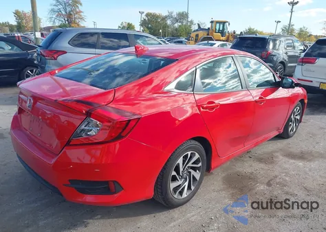 2018 Honda Civic Ex из США, поврежденный, VIN 2HGFC2F75JH610072